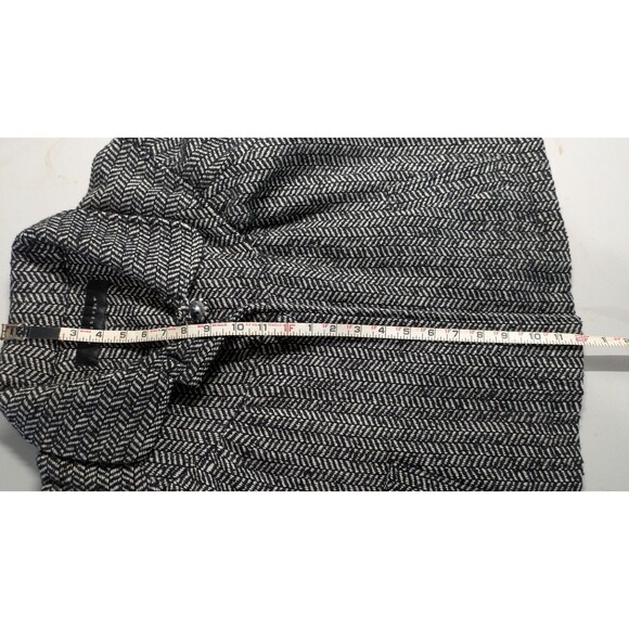 Vintage Apostrophe Wool Blend Chevron Print Cropped Swing Jacket Women's XL - Picture 4 of 5